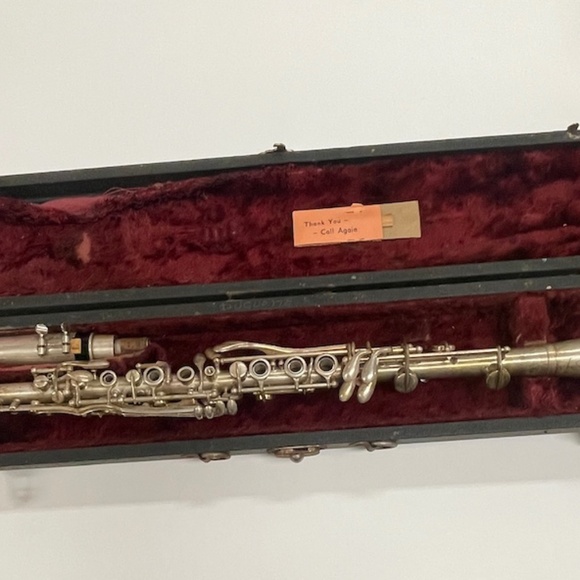 C. J. Boston Other - Vintage Silver Clarinet C. J. Boston Elkhart Indiana‎ in Case